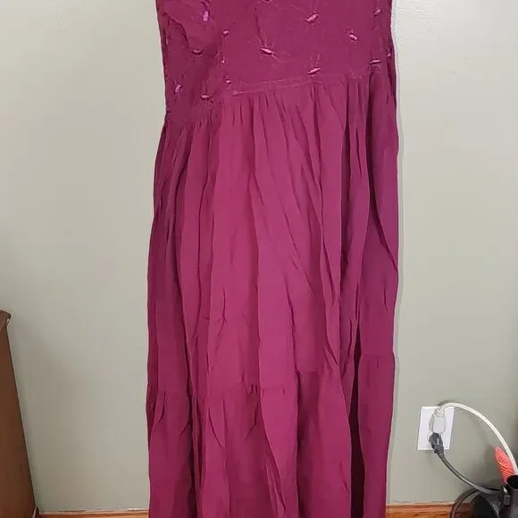 Max Studio Vintage‎ 90s Embroidered Cottagecore Dress Size X-Large - Picture 14 of 15